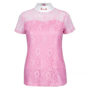 EQUESTRIAN QUEEN Koszulka konkursowa Mia 22SS damska pink mist XS