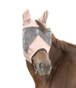 Waldhausen Maska przeciw owadom Premium z ochroną uszu light pink cob
