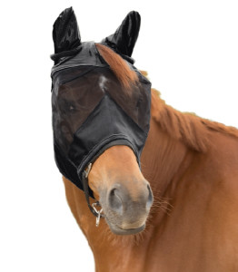 Waldhausen Maska przeciw owadom Premium 3in1 czarna pony