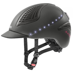 UVEX Kask Exxential II LED, antracytowy matowy M-L (57-59cm)
