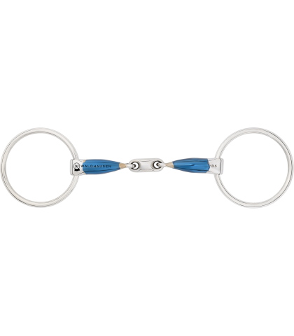 WALDHAUSEN Wędzidło Sweet Iron podwójnie łamane 14mm