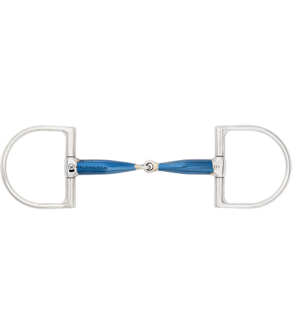 WALDHAUSEN Wędzidło pojedynczo łamane Sweet Iron D-Ring 16mm