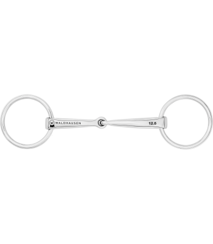 WALDHAUSEN Wędzidło pojedynczo łamane Bridoon 14mm