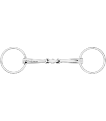 WALDHAUSEN Wędzidło podwójnie łamane Bridoon 14mm