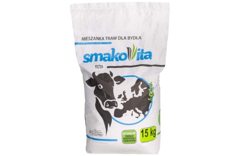 Smakovita Mieszanka traw Protein z lucerną dla koni i bydła 15 kg