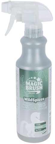 MagicBrush Spray do pielęgnacji sierści, grzywy i ogona dla konia ManeCare Wild Spices 500 ml