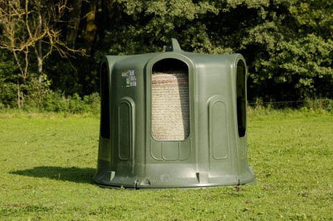 KERBL Paśnik dla koni i kuców 5 stanowisk ciemnozielony