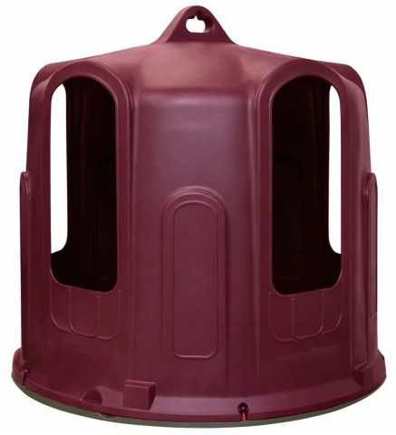 KERBL Paśnik dla koni i kuców 5 stanowisk bordowy