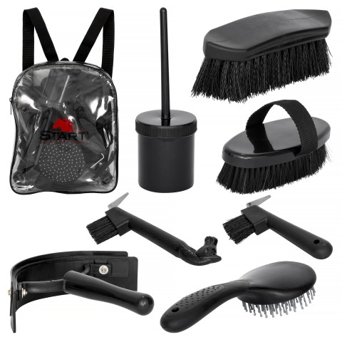 START Komplet szczotek do czyszczenia konia Grooming kit