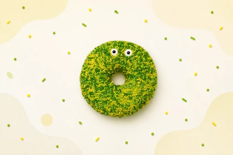Queen Elizabeth Horse Cookies DONUT DUŻY 1szt