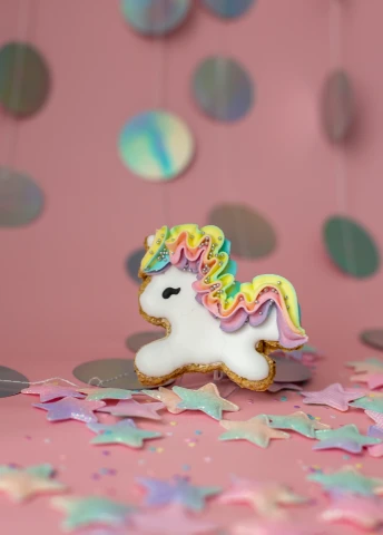 Queen Elizabeth Horse Cookies Ciastko Tęczowy Konik