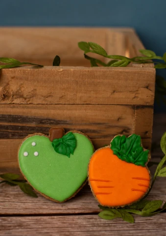 Queen Elizabeth Horse Cookies Ciastka Jabłko i Marchewka