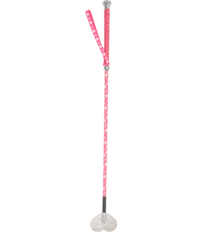 WALDHAUSEN Palcat dziecięcy różowy z serduszkami 65 cm