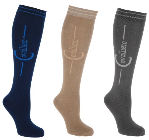 COVALLIERO Podkolanówki jeździeckie FLEX 3-pack