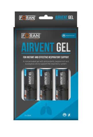 FORAN Suplement natychmiastowo wspierający drogi oddechowe w turbostrzykawce Airvent Gel Trzypak