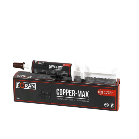 FORAN Pasta w turbostrzykawce, suplementacja miedzi, cynku i biotyny Copper-Max 30 ml