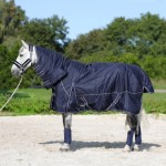 HORSENJOY Derka przeciwdeszczowa padokowa Aspen z kapturem 200g
