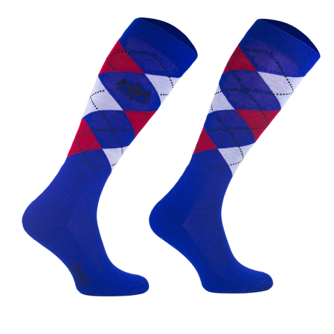 COMODO Podkolanówki zimowe z wełną merino w kratkę #11